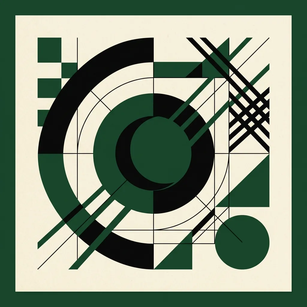 Composición abstracta Bauhaus